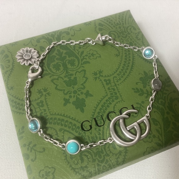 Gucci GG Silver Retro Bracelet - Picture 1 of 3